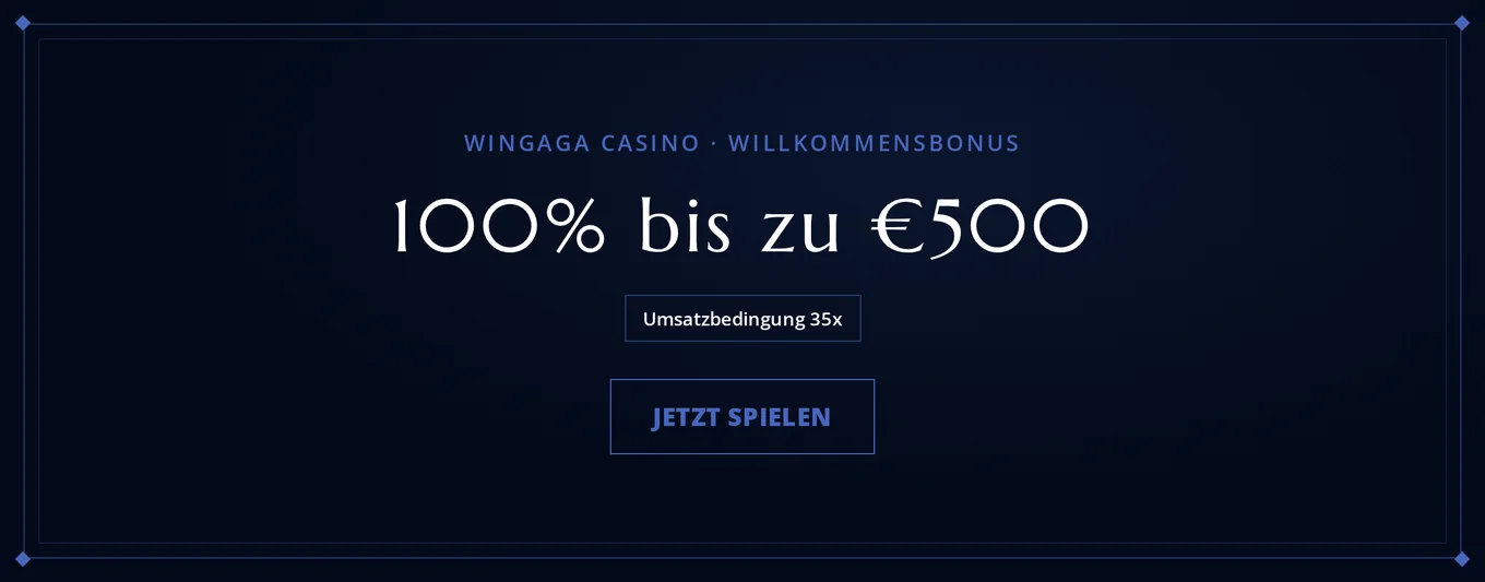 Freischalten 100%-Bonus heute.
