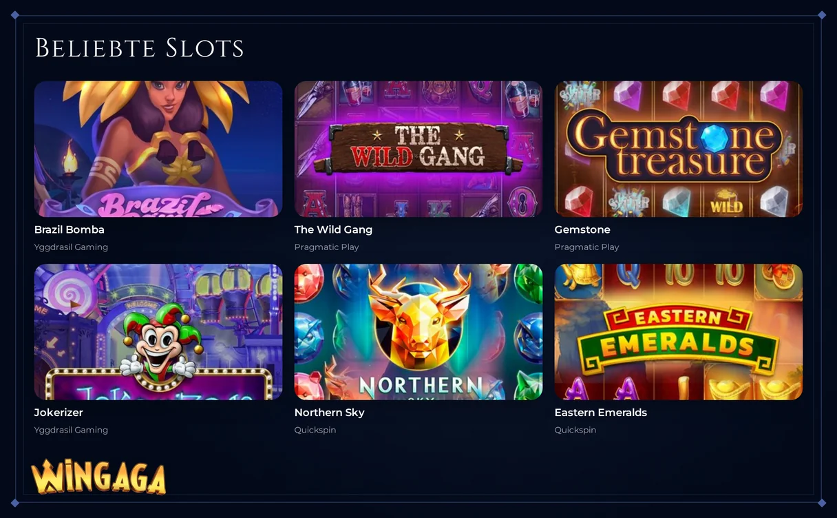 Entdecken Sie angesagte Slots